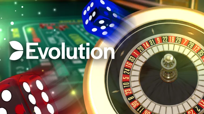 Online poker table with chips and cards